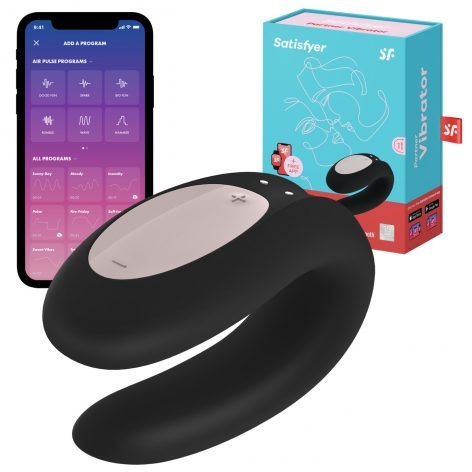 Satisfyer Double Joy Wibrator dla Par z Aplikacją